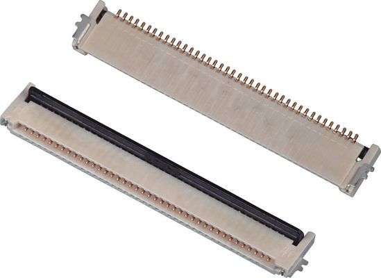 0.5mm Độ cao FFC FPC Connector Chiều cao 2mm Góc phải SMT 4 ~ 96 Mạch