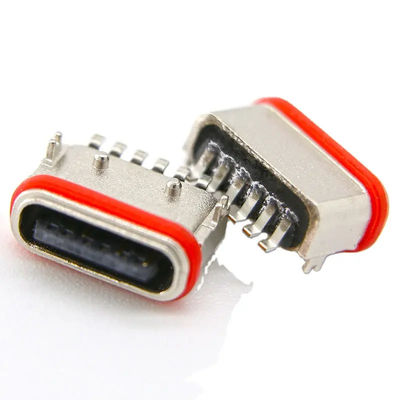 chất lượng  Female Horizontal SMT 6 Pin Connector USB3.0 USB3.1 For Charging nhà máy