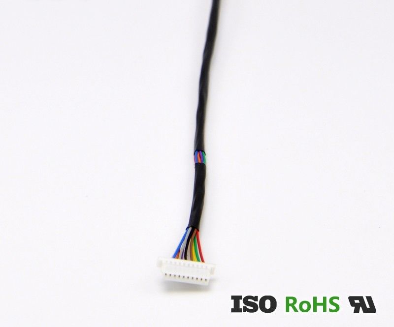 OEM ODM 0.8mm Dây cáp khai thác dây cáp lắp ráp với đầu nối JST SUR