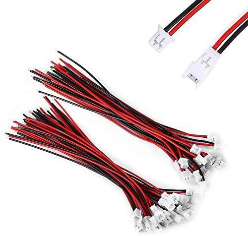 Micro Mini JST PH XH2.0 Dây điện tử Khai thác dây điện tử 2Pin Phích cắm Nam silicone
