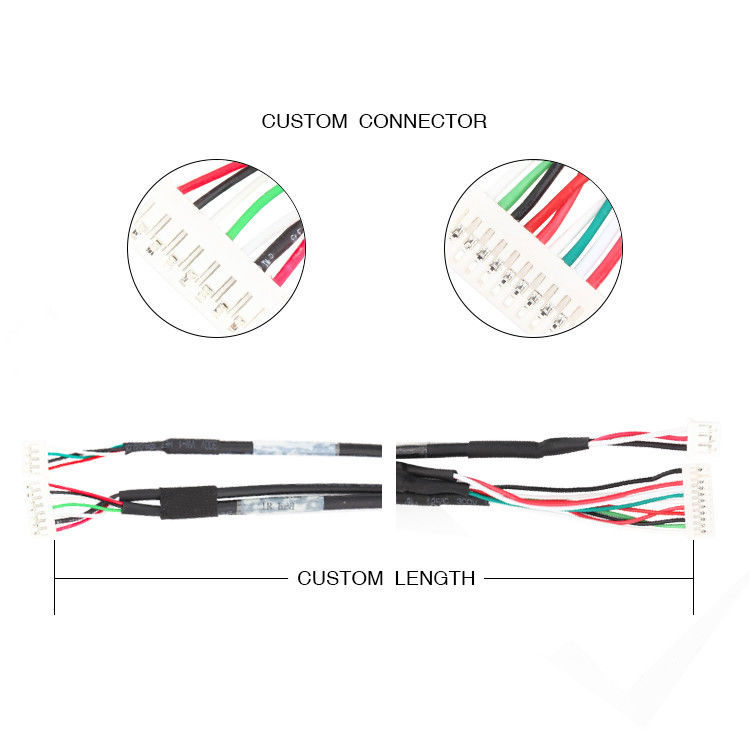 Khai thác dây Lắp ráp cáp JST PHR-7P PHR-4 PHR-3 PHR-2 PH2.0