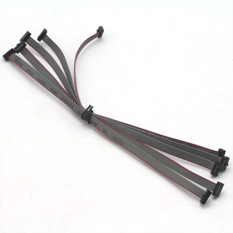 Cáp ruy băng Flex IDC phẳng 10cm OEM 5Pin 10Pin 20Pin 30Pin Lõi