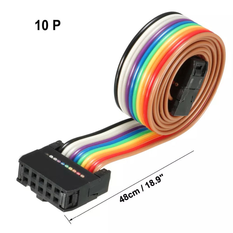24AWG AWM 2651 FFC IDC Ribbon Cables 26 Chân 2,54mm Pitch PCB linh hoạt Phẳng