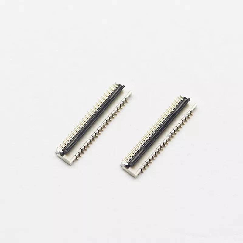Khoảng cách điện tử 0,3MM Chiều cao 1,0mm Đầu nối PCB 13-71pin Tiếp xúc dưới cùng
