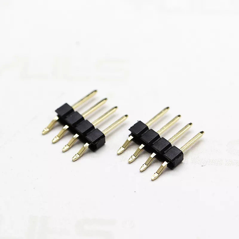Góc phải bằng nhựa SMT cong một hàng Đầu ghim 2,54mm Vị trí 2-40 chân