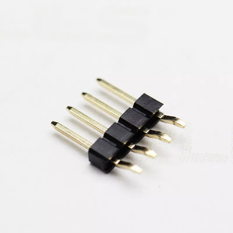 Góc phải bằng nhựa SMT cong một hàng Đầu ghim 2,54mm Vị trí 2-40 chân