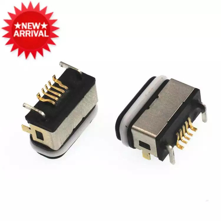 Đầu nối sạc Micro Mini USB Type C chống nước 24 chân có vỏ kim loại