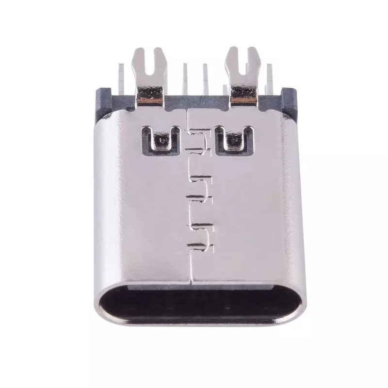 DIP Gắn dọc USB Loại C Đầu nối 14 chân 10,5mm 180 độ