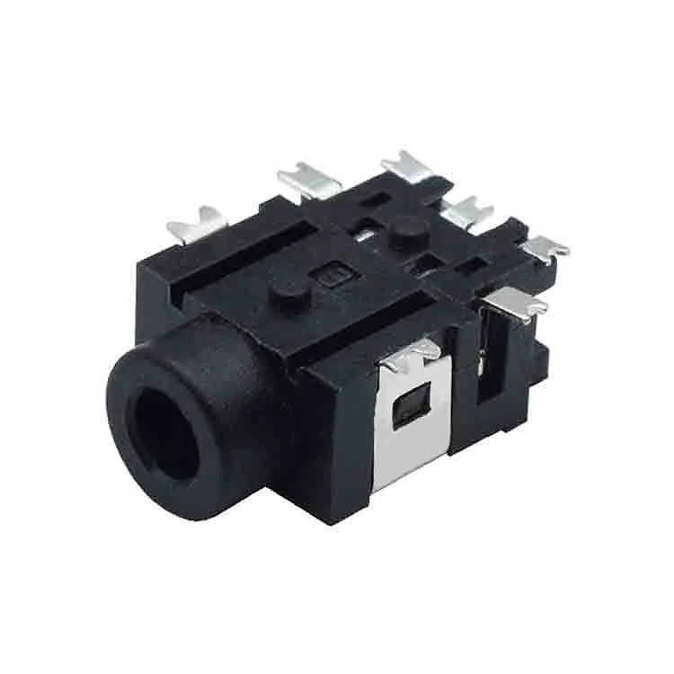 Giắc cắm âm thanh nổi 7 chân cho ổ cắm tai nghe 4 cực 2,5mm trên PCB