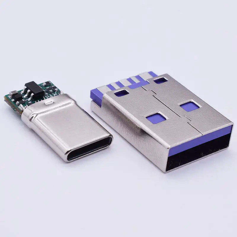 Không thấm nước USB 3.1 loại C 24 pin kết nối nữ ngang SMT DIP lắp đặt đĩa chìm ổ cắm USB