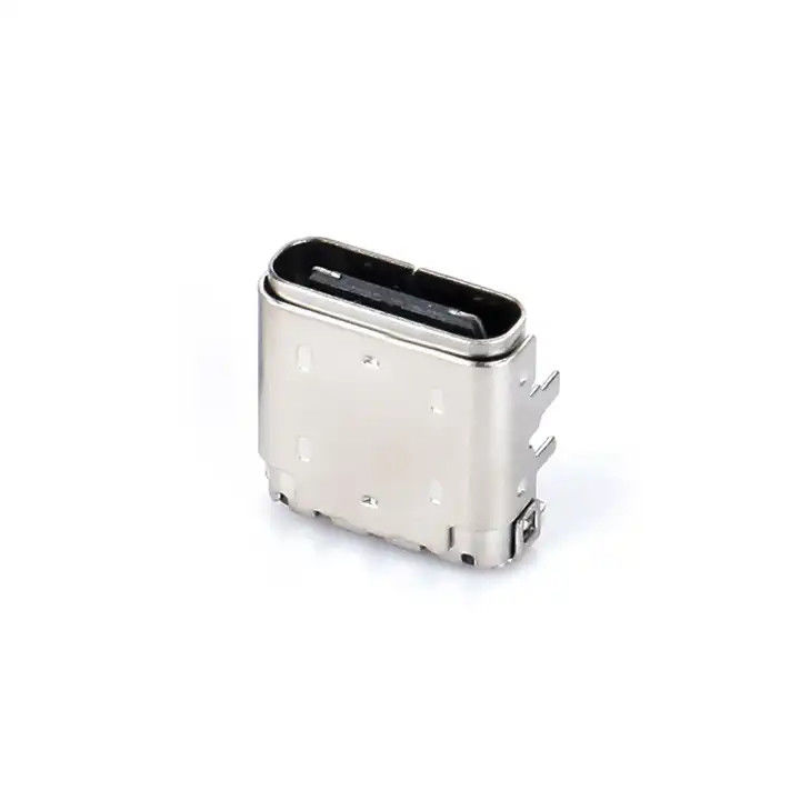 24 pin USB loại C kết nối nữ DIP + SMT 3.4 Cắm trước và cắm sau để sạc cáp