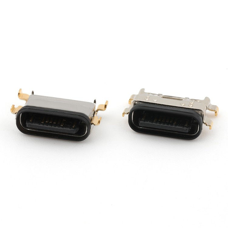 USB C 16Pin Type C Connector nữ Trung gắn 1.13mm IPX8 chống nước với LIM