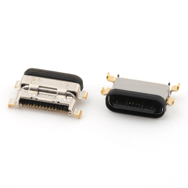USB C 16Pin Type C Connector nữ Trung gắn 1.13mm IPX8 chống nước với LIM