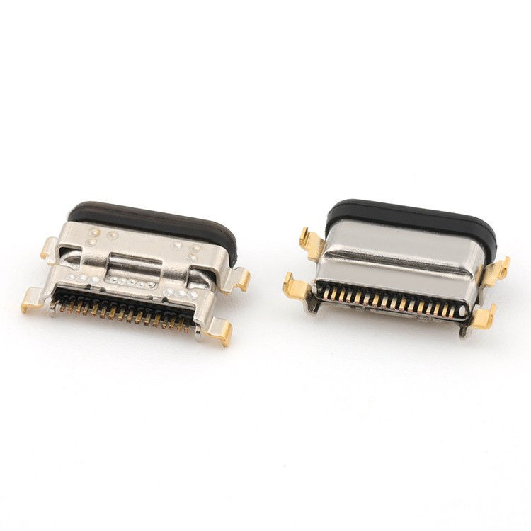 USB C 16Pin Type C Connector nữ Trung gắn 1.13mm IPX8 chống nước với LIM