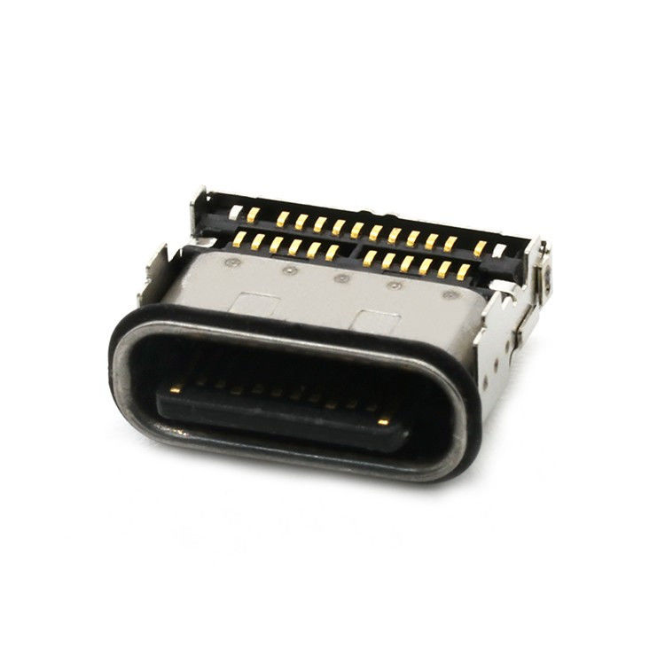 IP68 24Pin chống nước USB loại C nữ ổ cắm 2 hàng SMT Connector