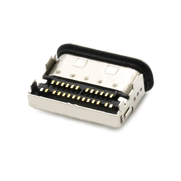 IP68 24Pin chống nước USB loại C nữ ổ cắm 2 hàng SMT Connector