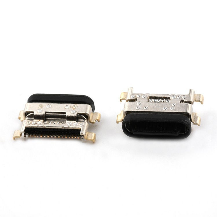 Đắm 1.13mm 16pin IPX8 chống nước USB loại C đầu nối ổ cắm nữ