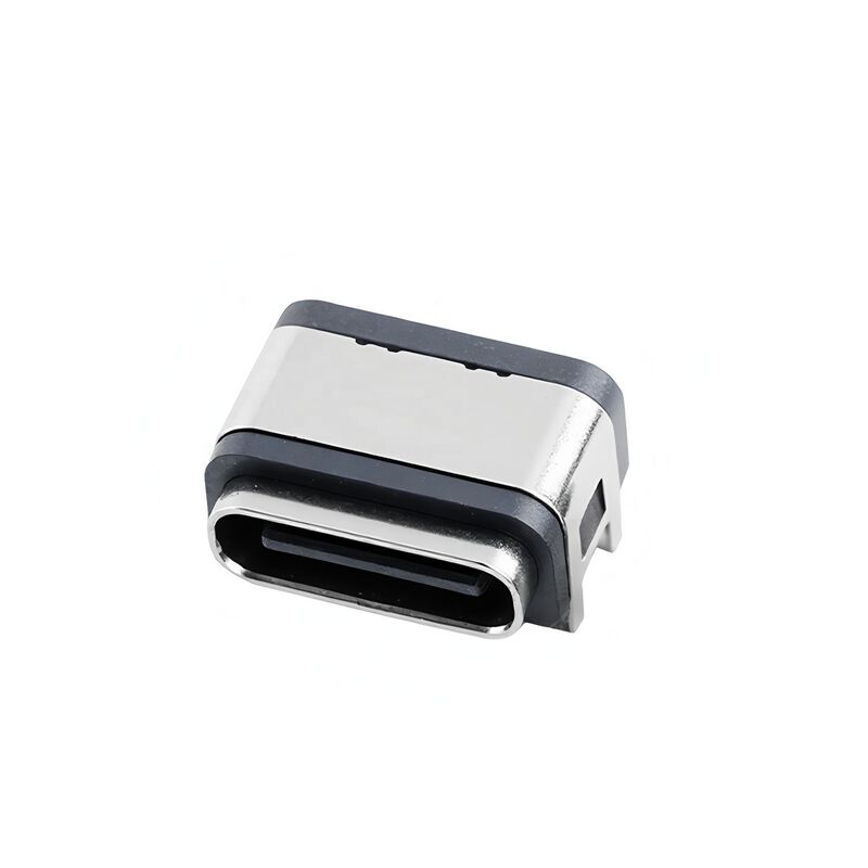 Đầu nối Type C 16 Pin Female, chân cắm ngang SMT, chống nước, USB Connector 5A 20V