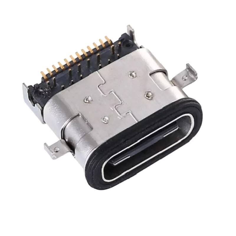Kết nối USB loại C IP67 chống nước Trung gắn USB loại C 3.0 SMT Thông qua lỗ Kết nối USB dọc