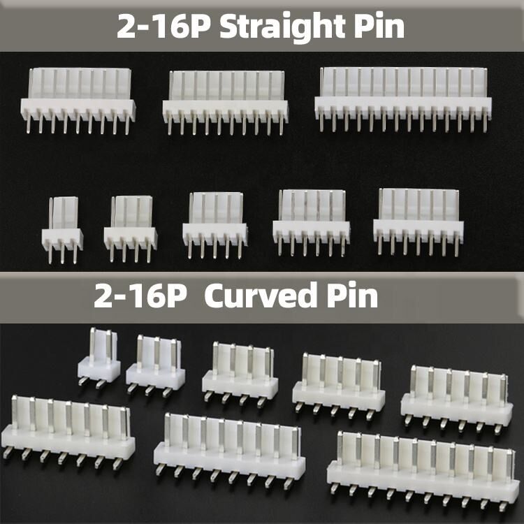 Đầu nối Wafer 1.25mm Pitch 2-16 Pin Dip Góc phải Đầu nối Jst Dây sang Bo mạch