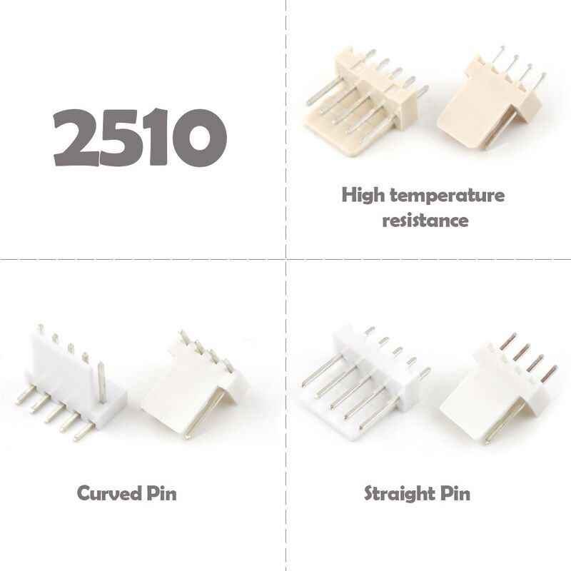 2.54 Cáp để bảng kết nối Wafer Lcp dọc 90 độ Jst 2.5mm Smt PCB kết nối