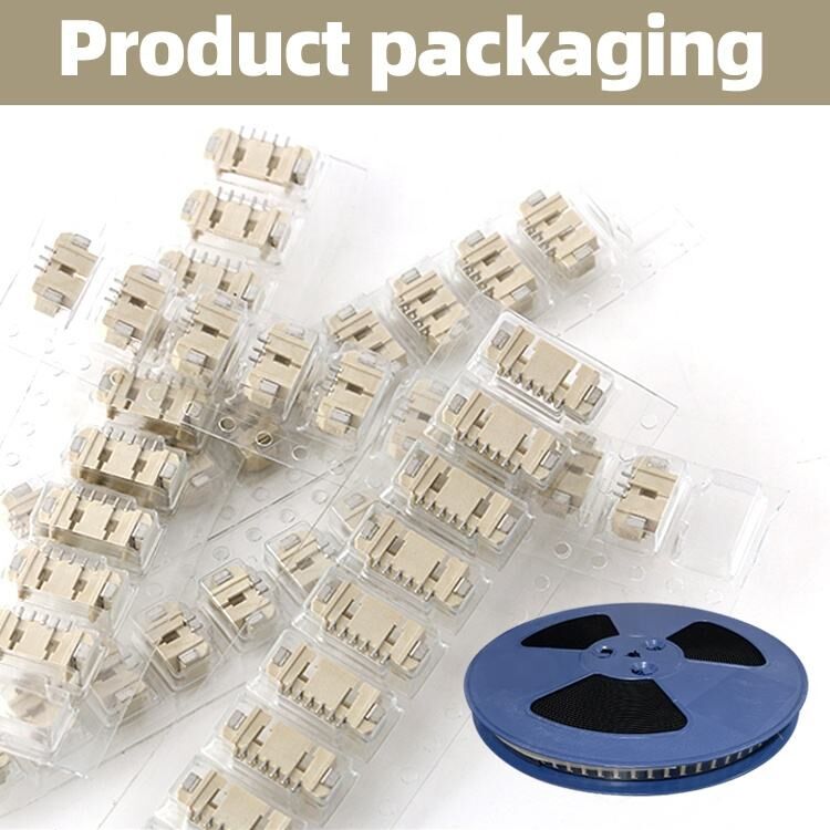 Wire to Board SMD Connector PH 2.0mm 6pin SMT Vertical Wafer Connector với nắp