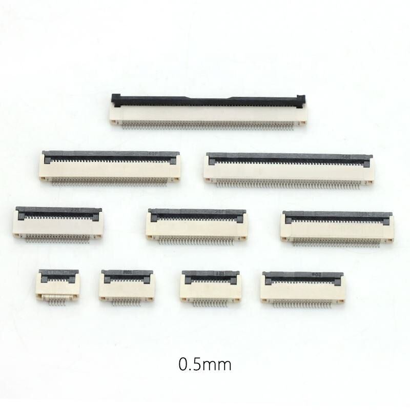 Đầu nối FPC Kiểu Flip-lock Ngang ZIF Cao 2.0mm 4-60 chân Đầu nối FPC/FFC bước 0.5mm