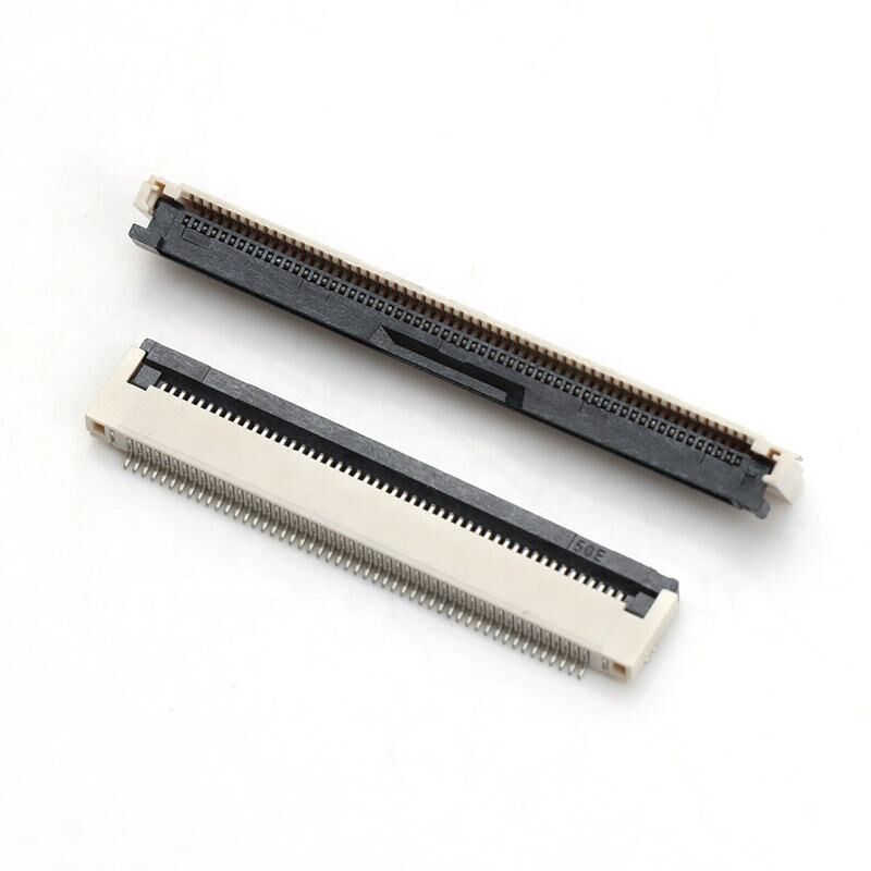 Đầu nối FPC Kiểu Flip-lock Ngang ZIF Cao 2.0mm 4-60 chân Đầu nối FPC/FFC bước 0.5mm
