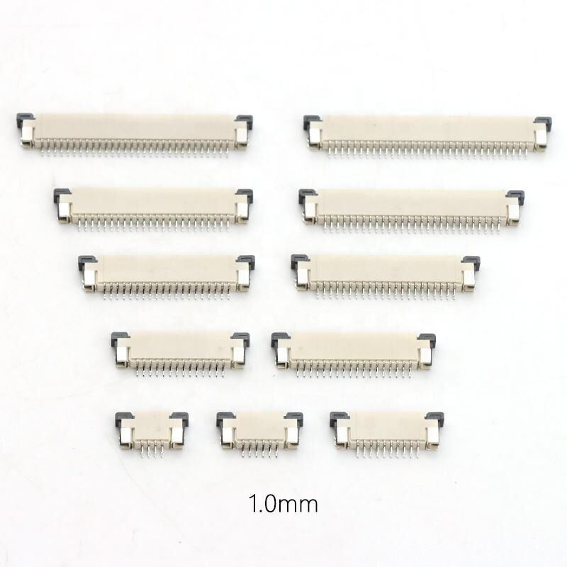 Đầu nối FPC 1.0mm 4-40 chân loại SMT tiếp xúc trên ngang