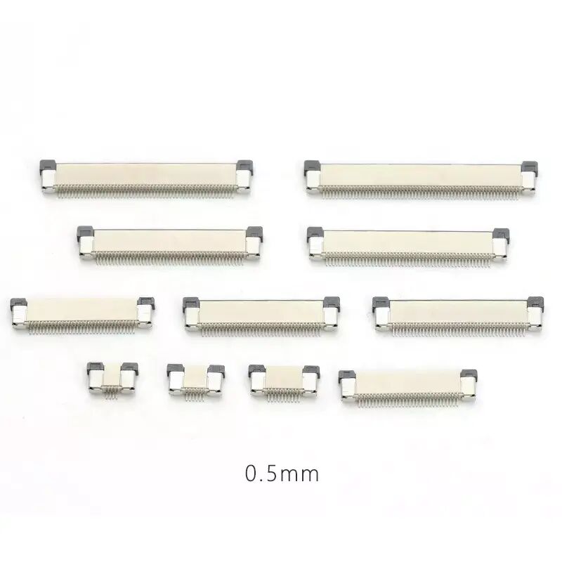 Đầu nối cáp 13/51 chân FPC Chiều cao 1MM Tiếp xúc kép Độ cao 0,3 Fpc Đầu nối Ffc