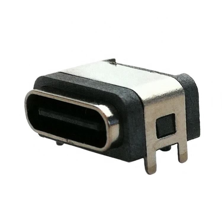 IP67 Không thấm nước kết nối USB 6pin mặt ngang gắn USB loại C kết nối nữ