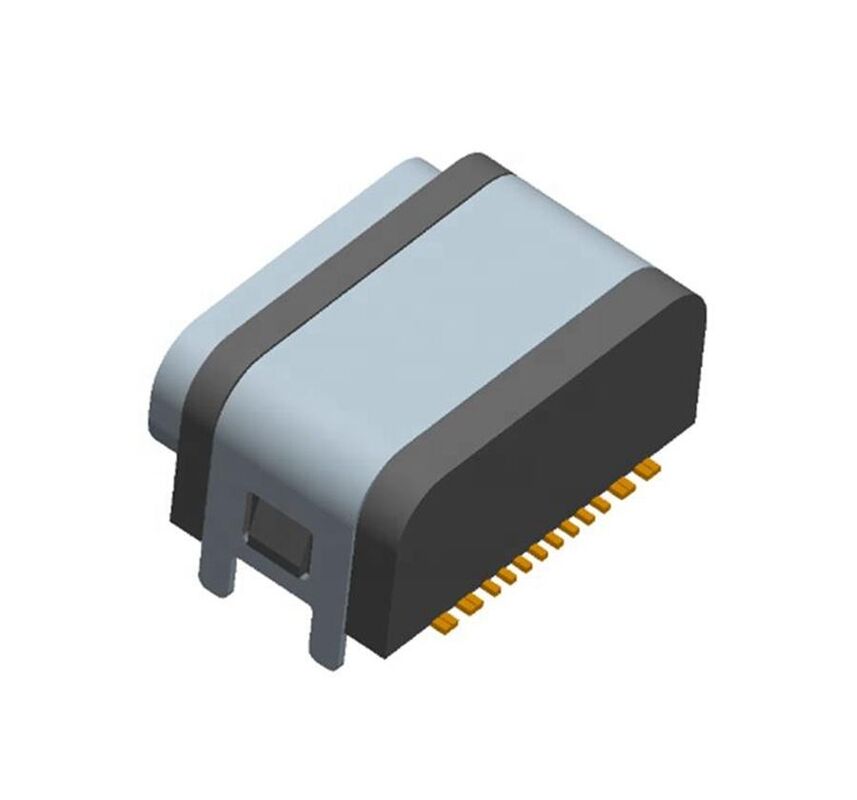 Đầu nối USB 16pin Ổ cắm Type-c chống nước SMT IPX7