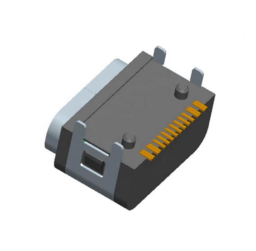 Đầu nối USB 16pin Ổ cắm Type-c chống nước SMT IPX7