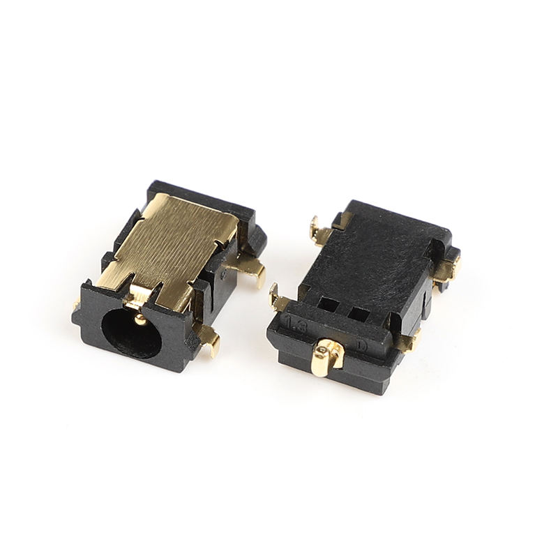 5 PIN DC-058-1.3mm DIP đồng liên hệ Nylon nhà chứa DC bộ điều hợp điện cắm Jack nữ