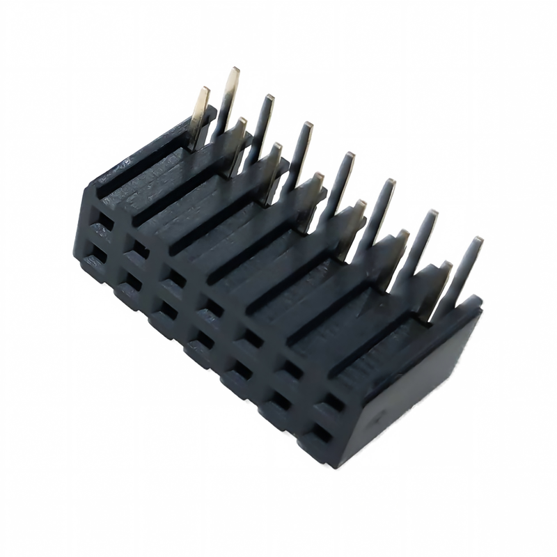Đầu nối female tùy chỉnh bước răng 2.54mm, hai hàng cho hệ thống điều khiển tự động hóa công nghiệp