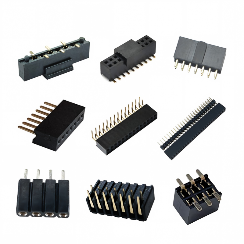 Đầu nối female tùy chỉnh bước răng 2.54mm, hai hàng cho hệ thống điều khiển tự động hóa công nghiệp