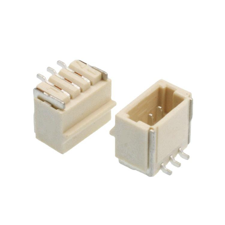1.0mm Đầu nối ổ cắm wafer ngang dọc khóa chân cắm chịu nhiệt đồng phosphor