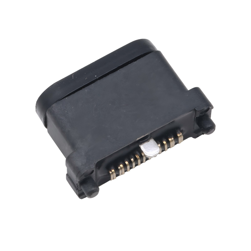 Đầu nối cái USB 3.2 Type-C 40 Gbps chống nước cổng cắm U4 24 chân SMT DIP PCB mạ vàng thép không gỉ 5A 100V AC