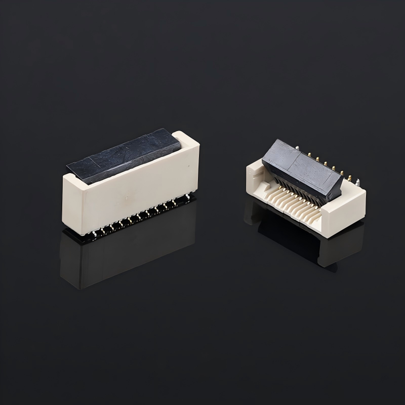 0.5mm Pitch 60PIN Vertical Positive Foot 5.2H Clamshell Buckle Flat Connector Cable Socket FPC FFC Cable PCB