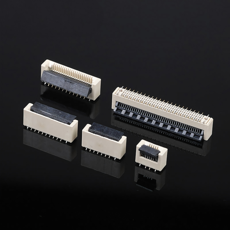 0.5mm Pitch 60PIN Vertical Positive Foot 5.2H Clamshell Buckle Flat Connector Cable Socket FPC FFC Cable PCB