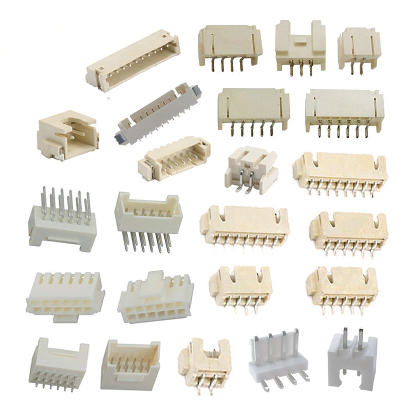 Wire‑to‑Board JST‑Compatible 1.25mm / XH 2.54mm / PH 2.0 Crimp Vertical & Right‑Angle Male Wafer Housing | 2510 PCB Connectors