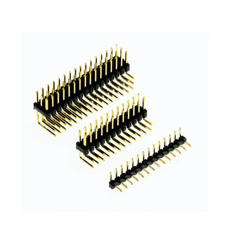 Đầu nối female hàng đôi 2.54mm 2x2-15 chân, vật liệu PBT, dây AWG#24-#28