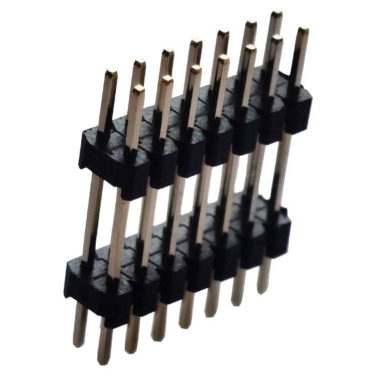 Hai hàng 2.0mm Pitch nữ / nam đầu pin 2-40pin vàng mạ cho PCBA