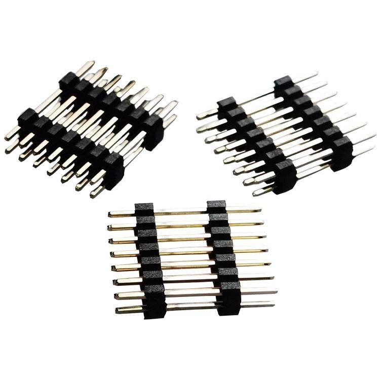 Hai hàng 2.0mm Pitch nữ / nam đầu pin 2-40pin vàng mạ cho PCBA