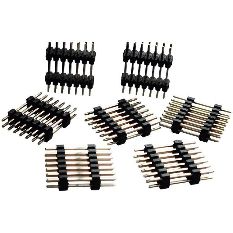 Hai hàng 2.0mm Pitch nữ / nam đầu pin 2-40pin vàng mạ cho PCBA