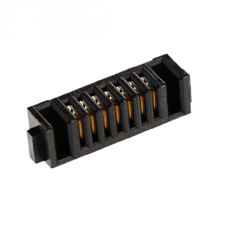 7-PIN Fingerprint Lock Battery Holder Connector 2.0mm Spacing Insert Blade PBT Material Phosphor Bronze Contacts