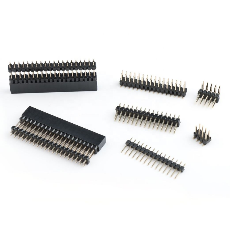 Đầu nối chân cắm hàng đôi 2.54mm, cao 2*20 chân, đầu cắm xếp chồng thẳng, đầu cắm chân cái 0.1 inch