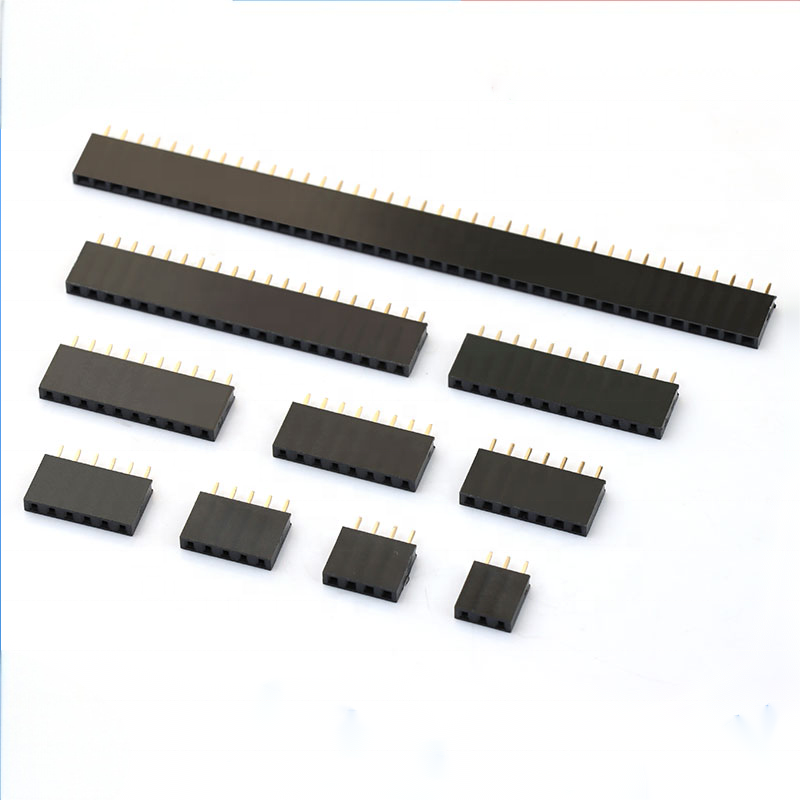 Đầu nối chân cắm cái DIP dọc 2mm 2 chân hàng đơn 1*2P chân cắm cái 2.0mm