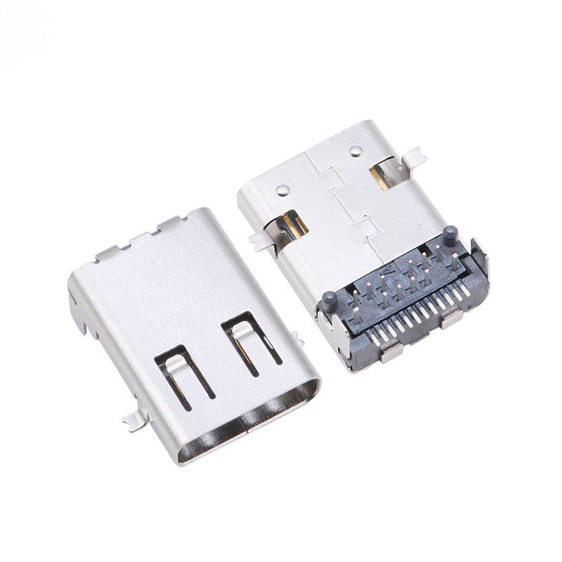 USB 3.1 Type-C 24-Pin High-Frequency Bandwidth 40Gbps Ultra-High-Speed Transmission Female Connector