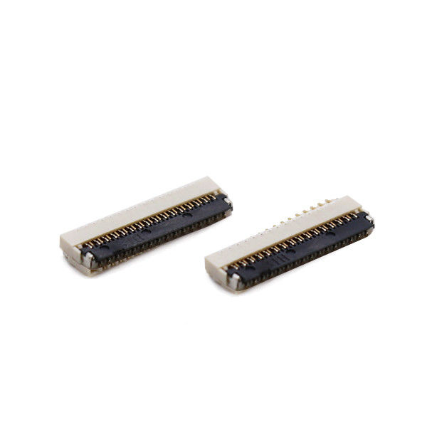 Tiếp điểm dưới cùng Loại lật 0,3 mm Độ cao FPC Đầu nối 13-51 chân FFC ZIF